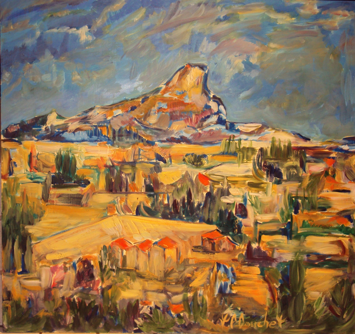Abstrait — hommage à Cezanne